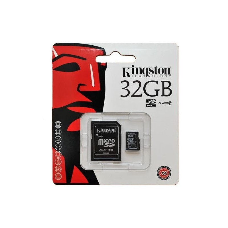 Cartão KINGSTON Micro SD 32GB Class 10
