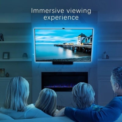 Striscia LED RGBIC con sincronizzazione per TV da 42-75 pollici con Coma